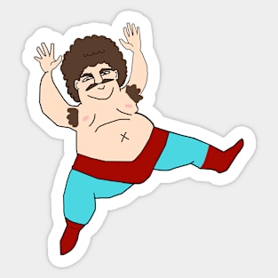 Flying Nacho Sticker